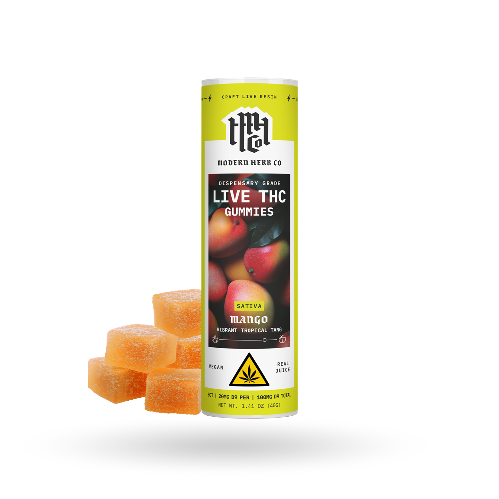 MHC Live Resin Gummy - Mango (Sativa) - 5ct