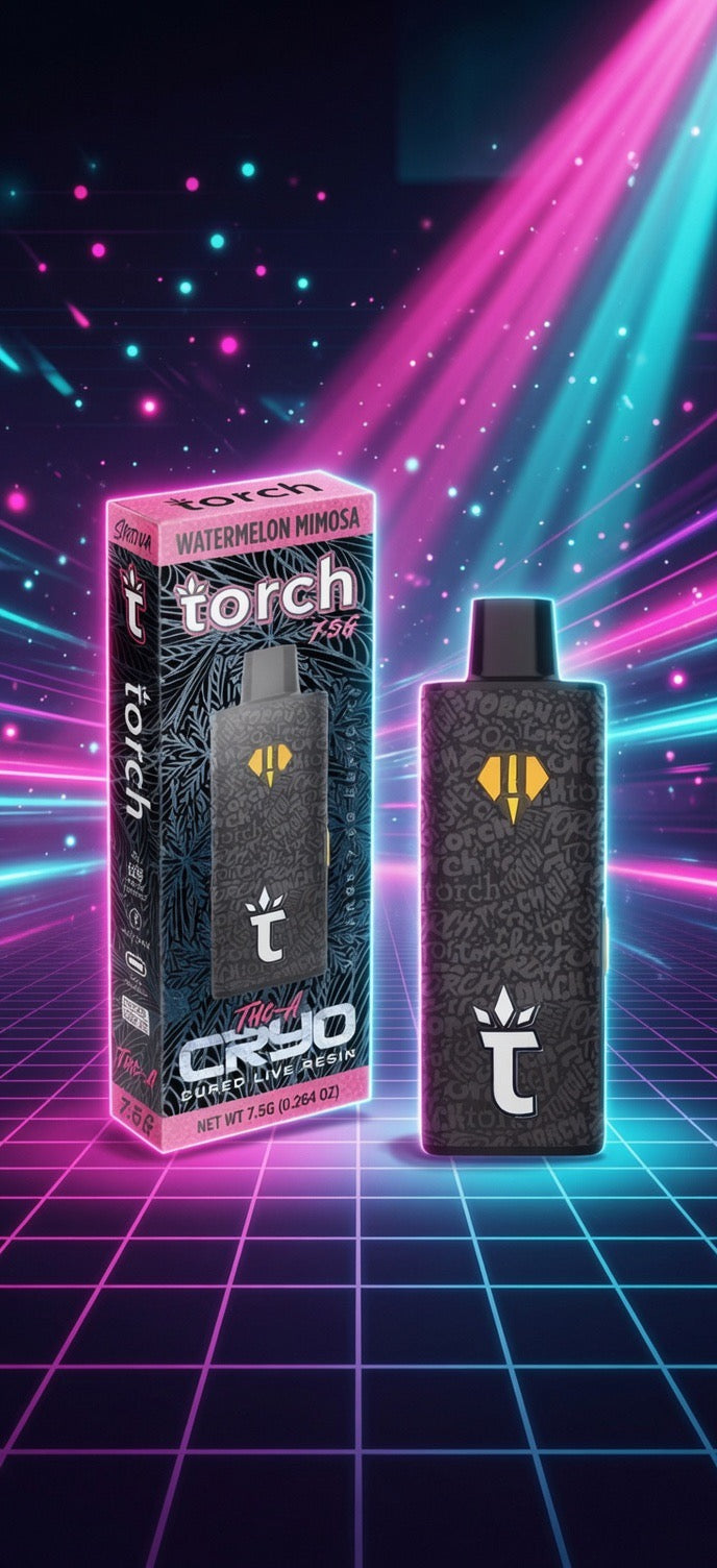 Torch THCa Cryo Cured Live Resin 7.5g Disposables
