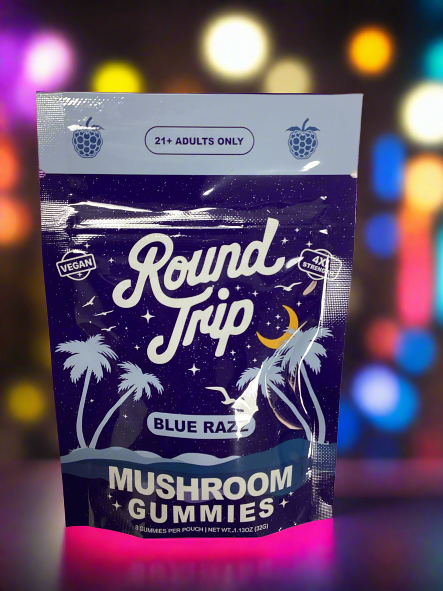 Round Trip Mushroom Gummies 4x