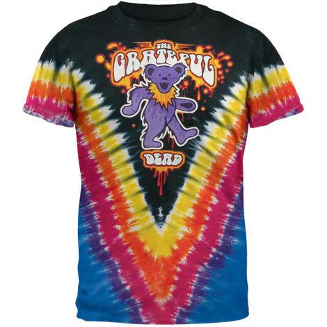 Grateful Dead - Liquid Bear V-Dye T-Shirt - Size Large - Sky High - Sky High Montgomery cincinnati