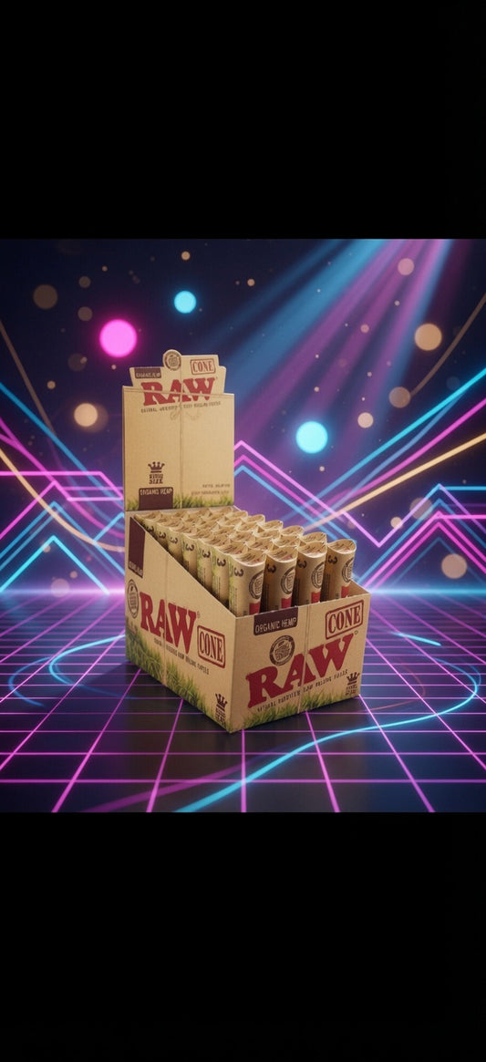 RAW Organic Hemp Cones 1/14 6pack, King 3pack