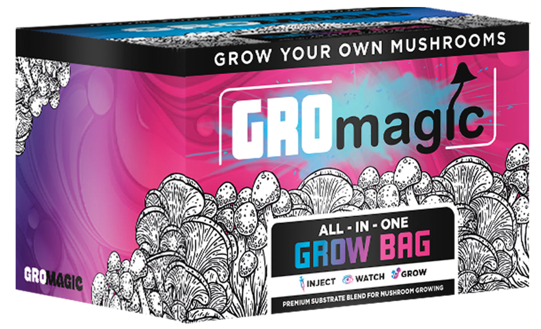 GRO Magic - The All-In-One Organic Mushroom Grow Bag - GROmagic - Sky High Montgomery cincinnati