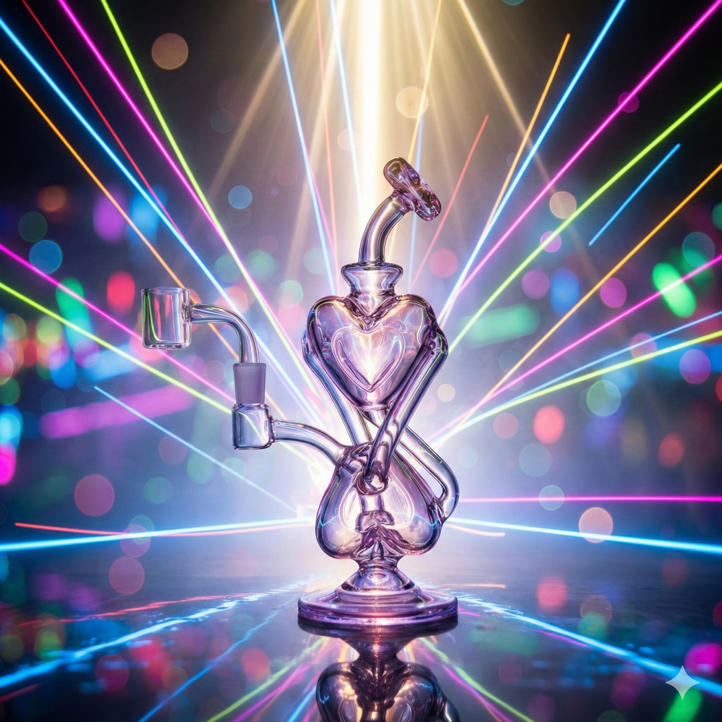 MJ Arsenal Heart To Heart Mini Dab Rig - MJ Arsenal - Sky High Montgomery cincinnati