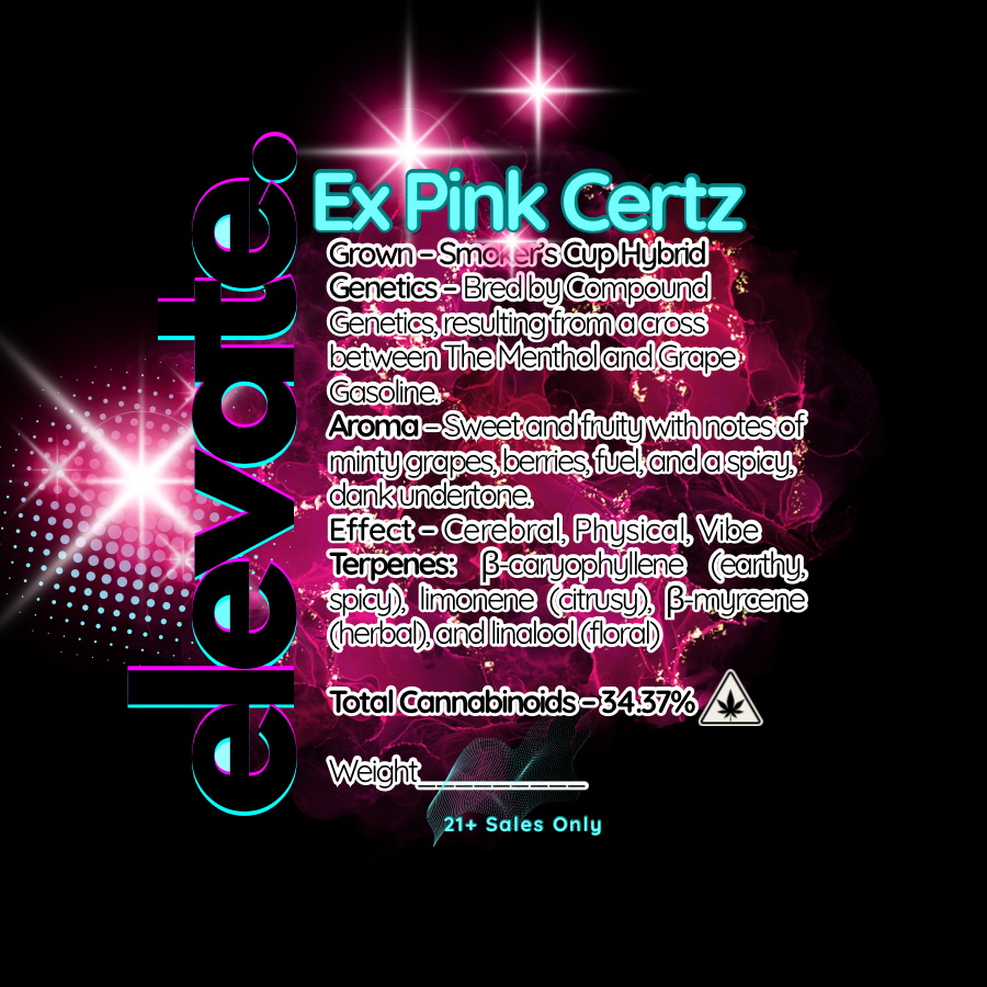 Smoker's Cup Pink Certz THC-A Flower - Sky High Montgomery - Sky High Montgomery cincinnati