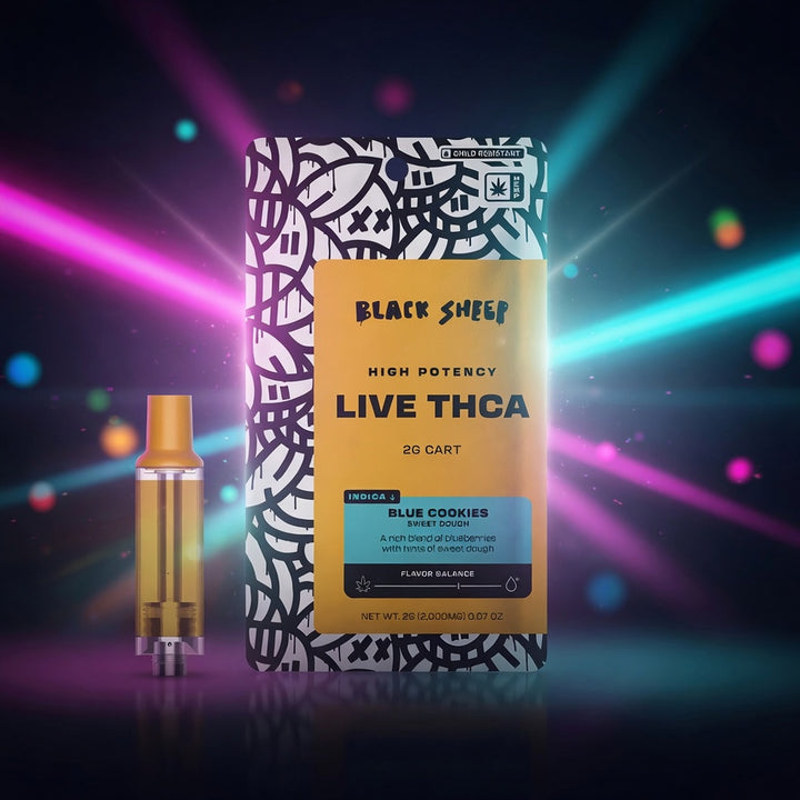 BKS Live THCA Cartridge - 2g - Blue Cookies (Indica)