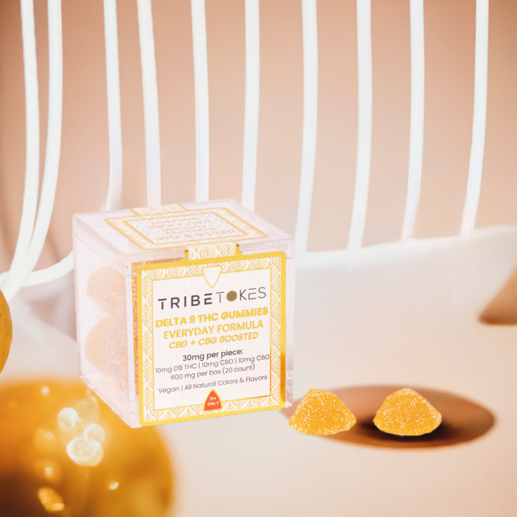 Tribe Tokes - D9 THC Gummies | CBD + CBG Boosted | Tangerine - Tribe Tokes - Sky High Montgomery cincinnati