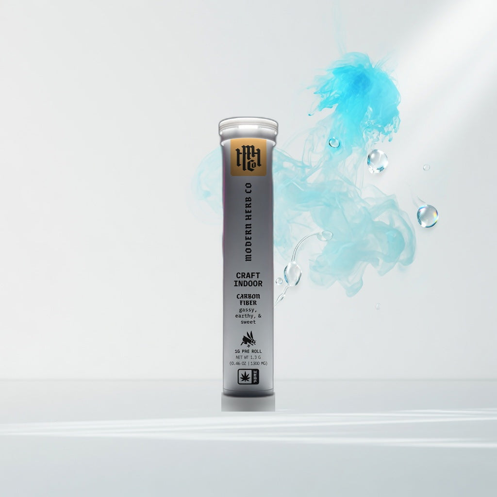 MHC Carbon Fiber 1g pre-roll — Elevate fountain packshot