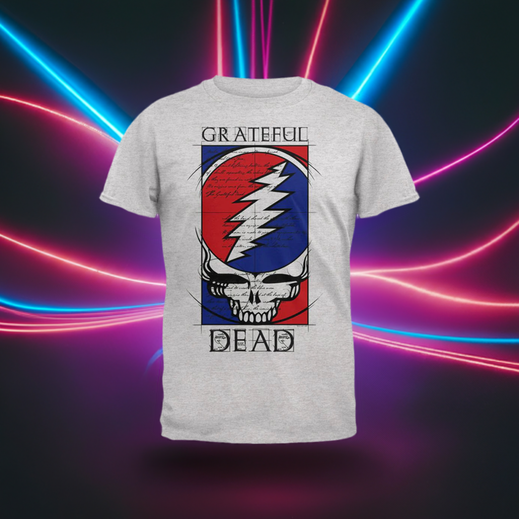 Grateful Dead - Steal Your Blueprint T-Shirt - Size Large - Sky High - Sky High Montgomery cincinnati