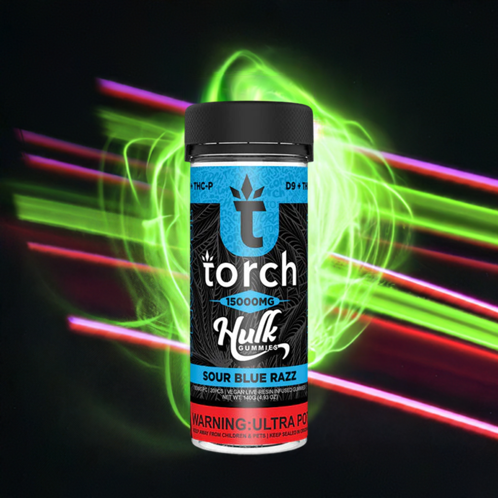 Torch Hulk Gummies - 15000MG - D9 THCp - Torch - Sky High Montgomery cincinnati