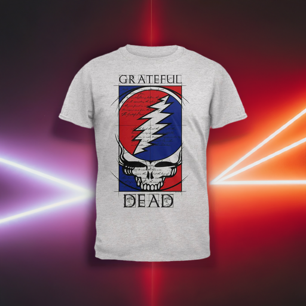Grateful Dead - Steal Your Blueprint T-Shirt - Size Large - Sky High - Sky High Montgomery cincinnati