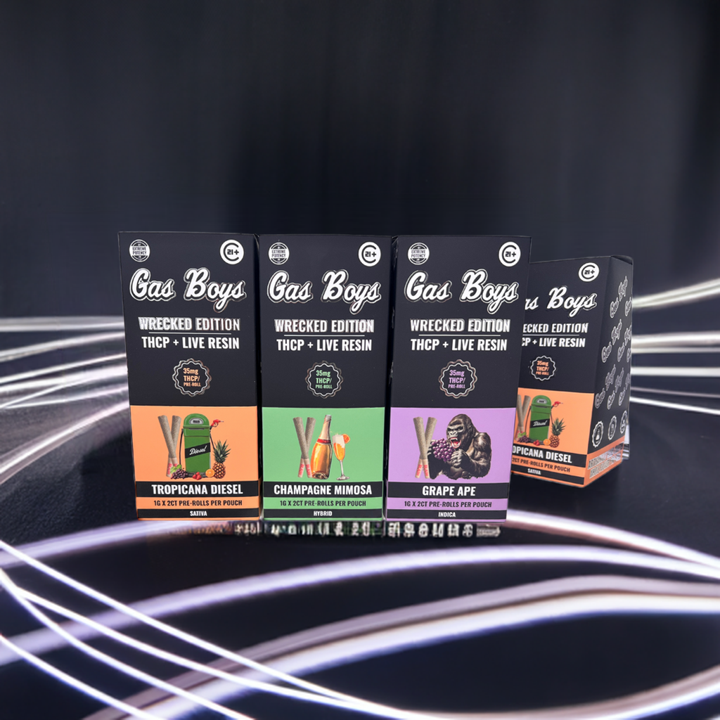 Gas Boys Wrecked Edition Exotic Flower+THCp Prerolls - Gas Boys - Sky High Montgomery cincinnati