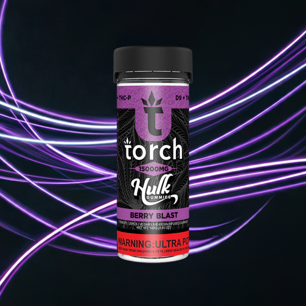 Torch Hulk Gummies - 15000MG - D9 THCp - Torch - Sky High Montgomery cincinnati