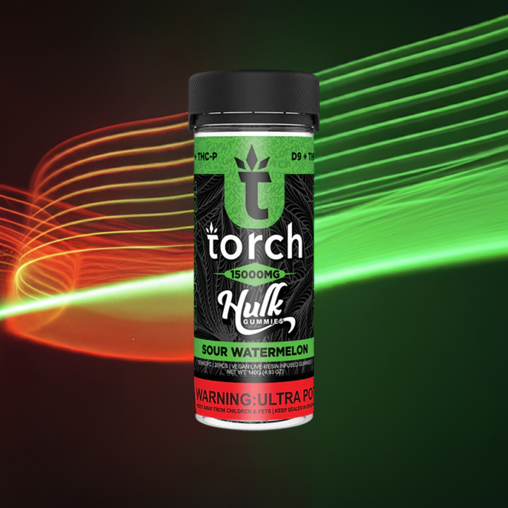 Torch Hulk Gummies - 15000MG - D9 THCp - Torch - Sky High Montgomery cincinnati