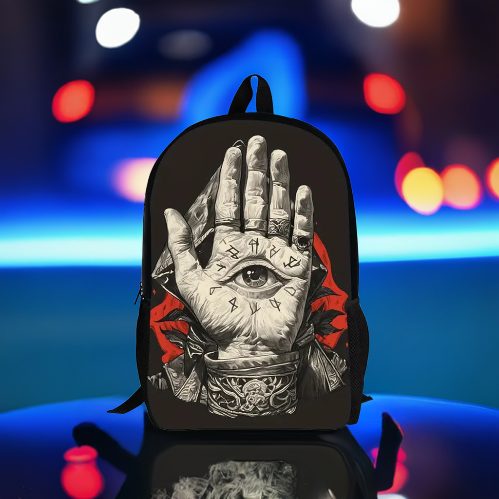 Retro Trippy Backpack - Elevate Montgomery - Sky High Montgomery cincinnati