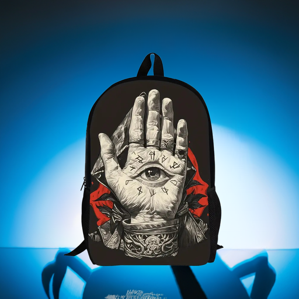 Retro Trippy Backpack - Elevate Montgomery - Sky High Montgomery cincinnati