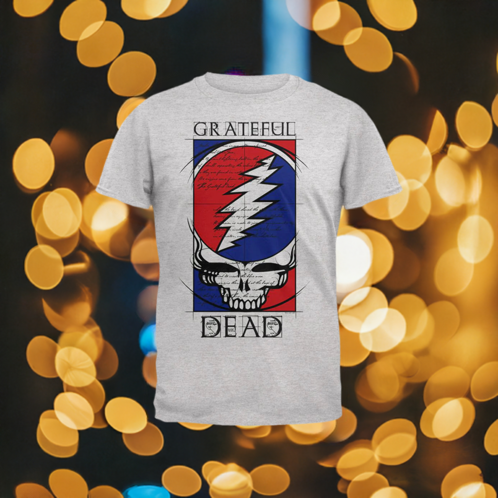 Grateful Dead - Steal Your Blueprint T-Shirt - Size Large - Sky High - Sky High Montgomery cincinnati