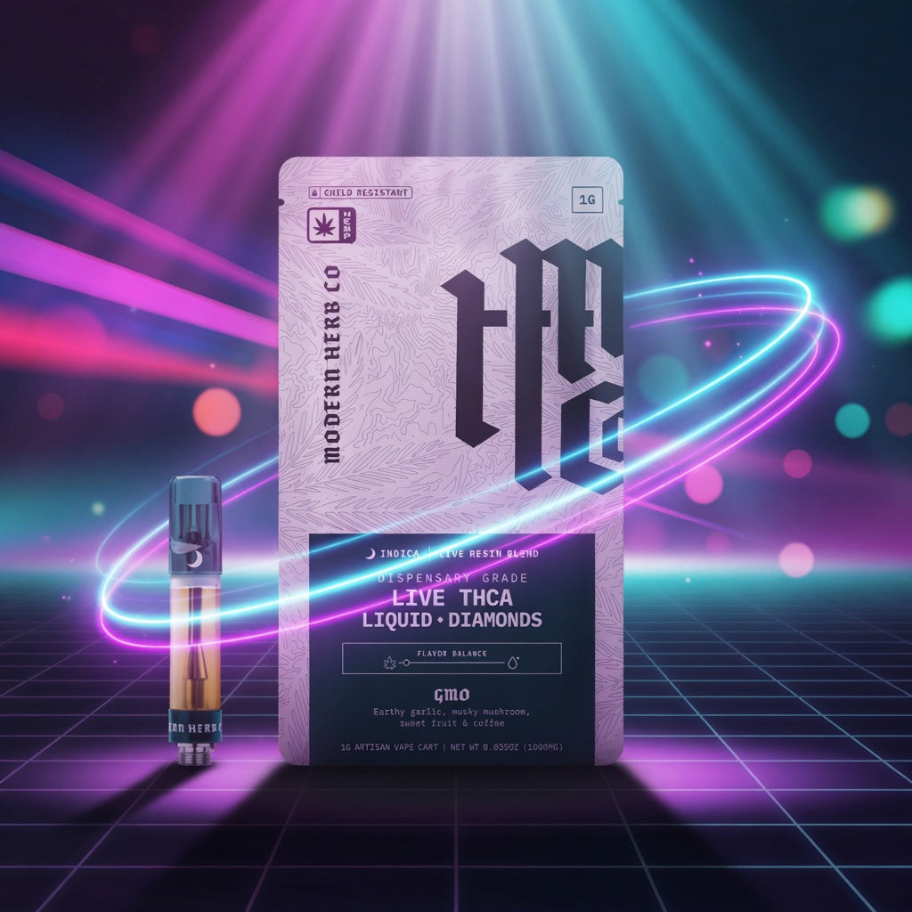 MHC Liquid Diamonds THCA Cartridge - 1g - GMO (Indica)