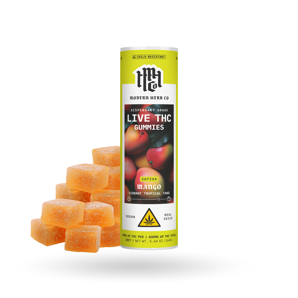 MHC Live Resin Gummy - Mango (Sativa) - 20ct