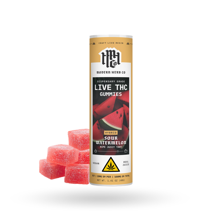 MHC Live Resin Gummy - Sour Watermelon (Hybrid) - 5ct