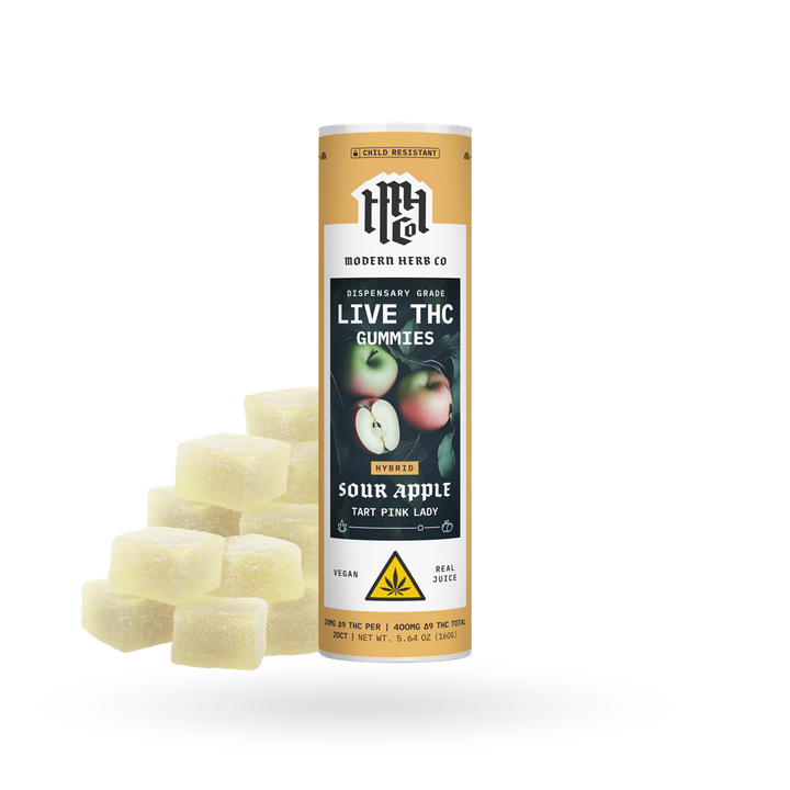 MHC Live Resin Gummy - Sour Apple (Hybrid) - 20ct