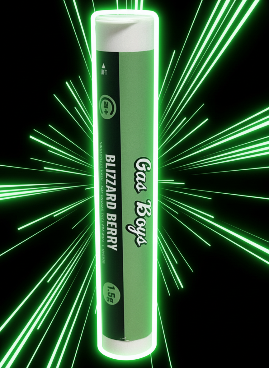 Gas Boys Solventless Hash + Kief THCa Prerolls