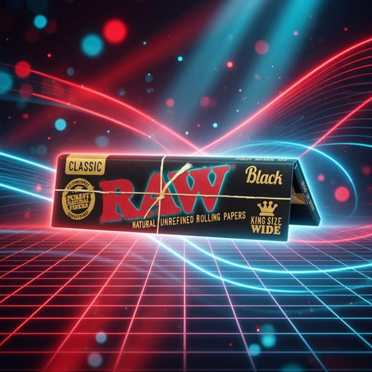 RAW Classic Black Rolling Papers 1/14"