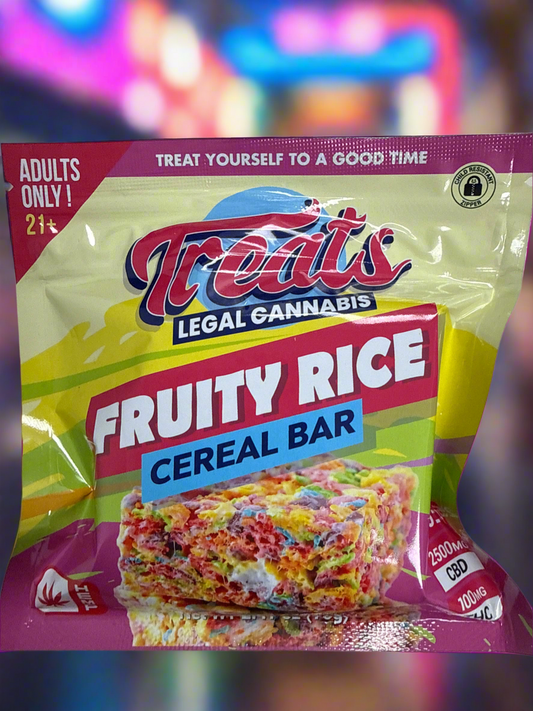Treats 25:1 CBD/THC Fruity Rice Cereal Bar