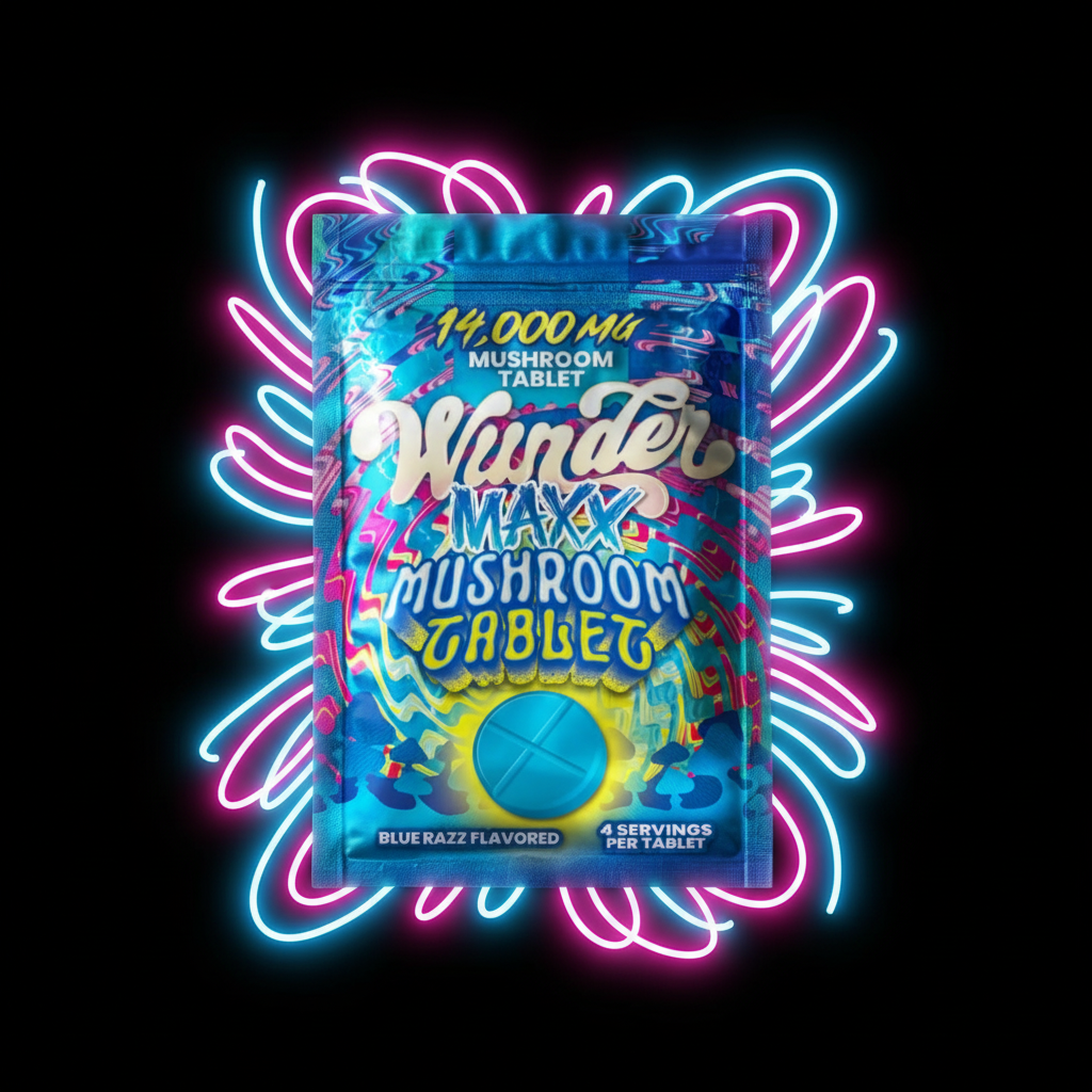 Wunder Mushroom Tablets 14000MG - Wunder - Sky High Montgomery cincinnati