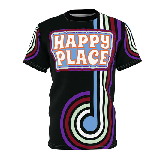 Happy Place Retro Stoner Tee - Black Edition - STS - Sky High Montgomery cincinnati