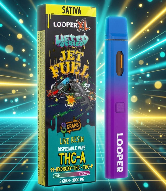 Looper XL Series Live Resin 3ML Disposables #hot