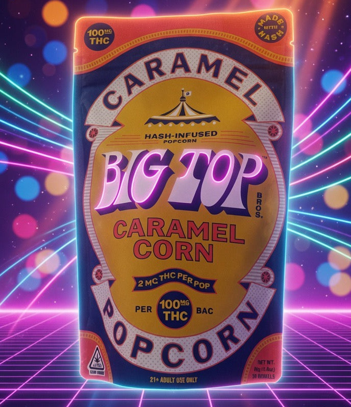 Big Top Hash-Infused Popcorn Classic Butter 10mg