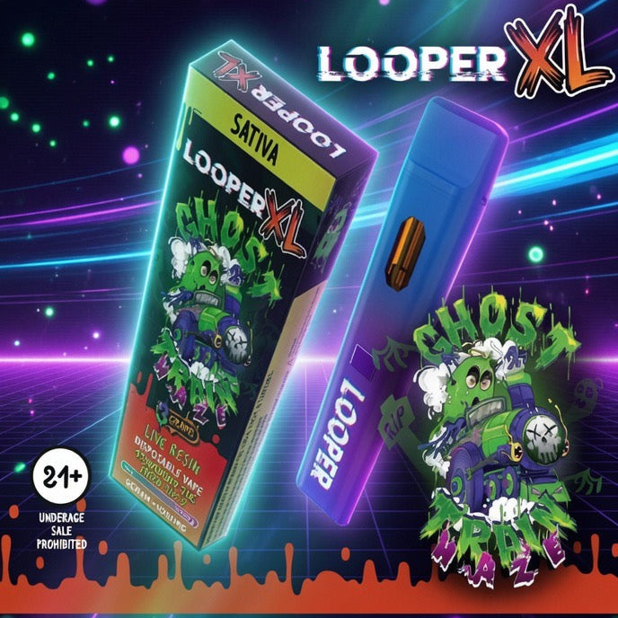 Looper XL Series Live Resin 3ML Disposables #hot