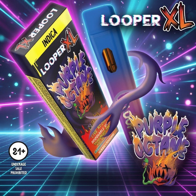 Looper XL Series Live Resin 3ML Disposables #hot