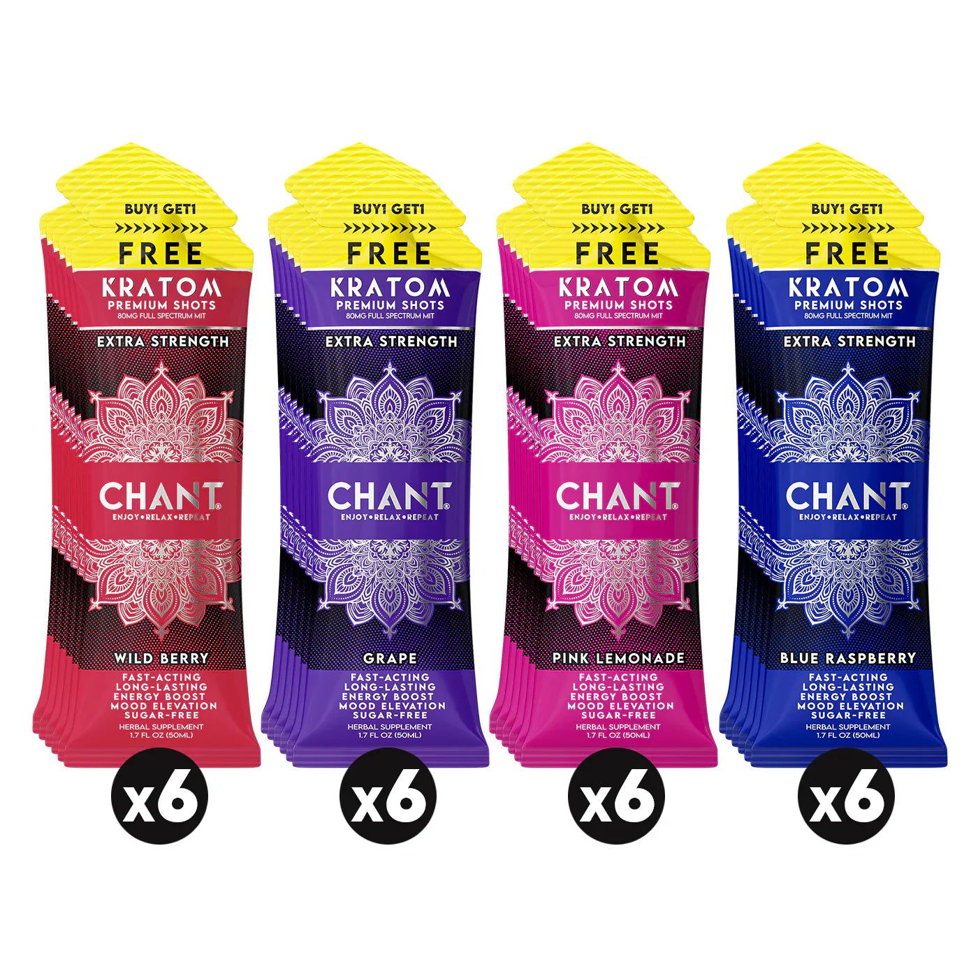 Chant 80mg Full Spectrum MIT Kratom Shot BOGO - Chant - Sky High Montgomery cincinnati