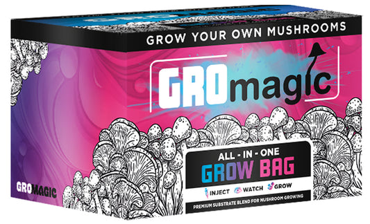 GRO Magic - The All-In-One Organic Mushroom Grow Bag - GROmagic - Sky High Montgomery cincinnati