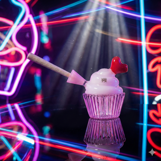 MJ Arsenal Babycake Joint Bubbler - Human Grade - Sky High Montgomery cincinnati