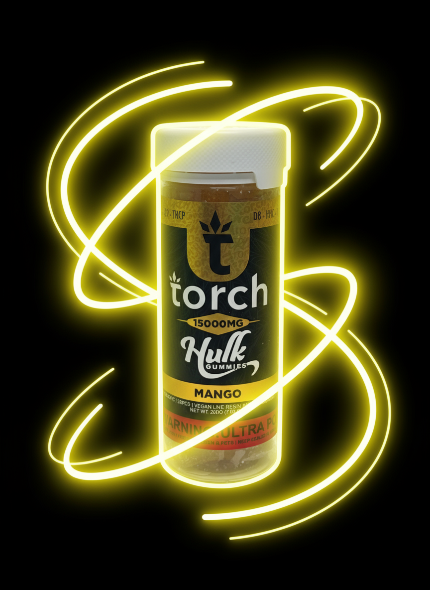 Torch Hulk Gummies - 15000MG - D9 THCp - Torch - Sky High Montgomery cincinnati
