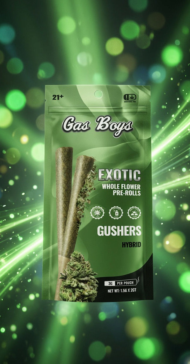 Gas Boys - Exotic Whole Flower Prerolls 1.5Gx2