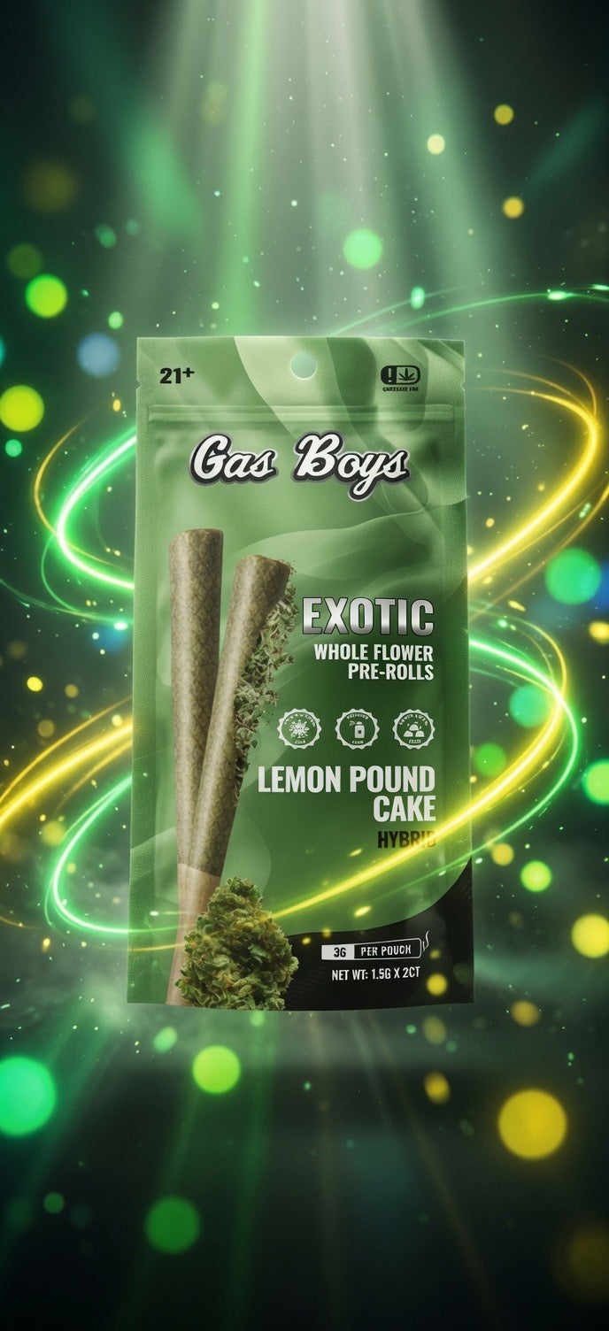 Gas Boys - Exotic Whole Flower Prerolls 1.5Gx2