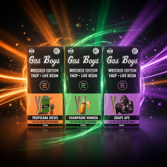Gas Boys - Wrecked Edition Exotic Flower+THCp Prerolls