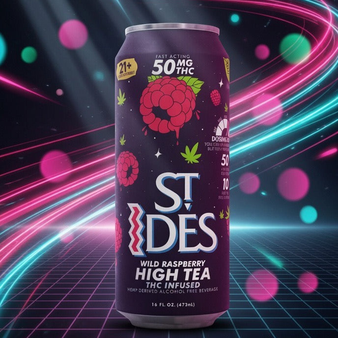 St. Ides THC-Infused High Tea Southern Peach (4 PK)