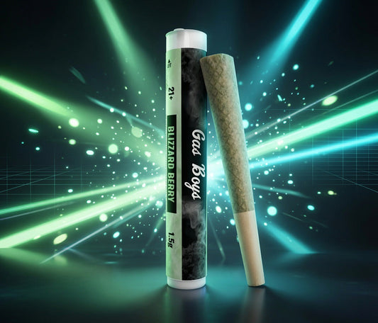 Gas Boys Ice Hash + Exotic Kief Infused Pre-Roll Single