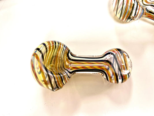 Cane Glass Spoon Pipe