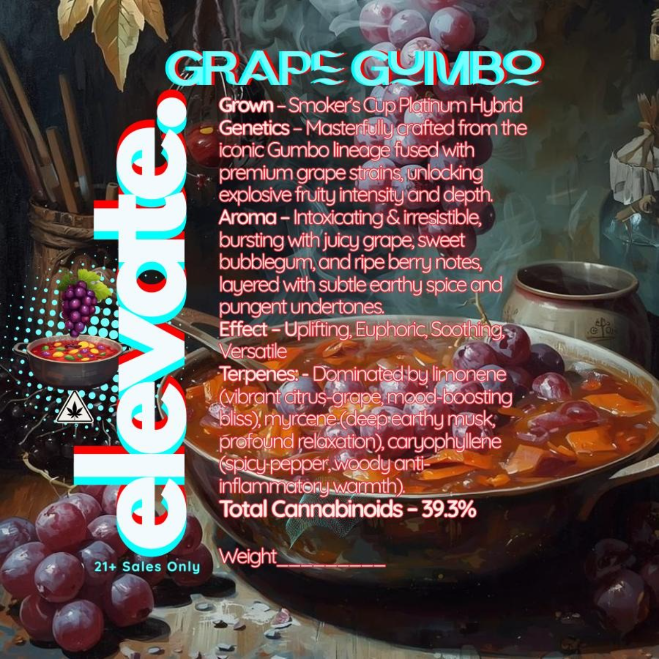 🏆Grape Gumbo Smoker's Cup Platinum THCa Flower🏆