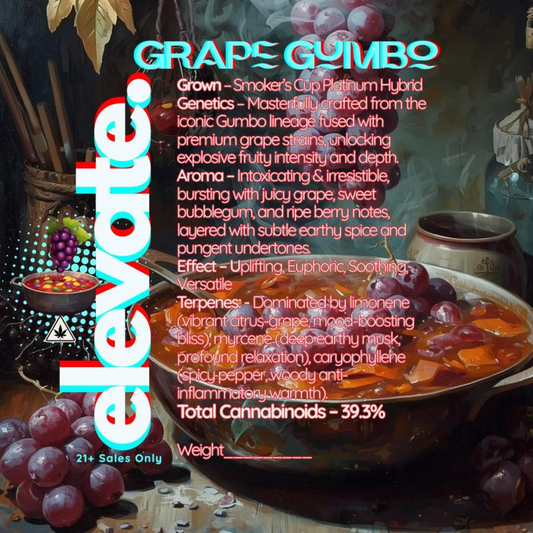 🏆Grape Gumbo Smoker's Cup Platinum THCa Flower🏆