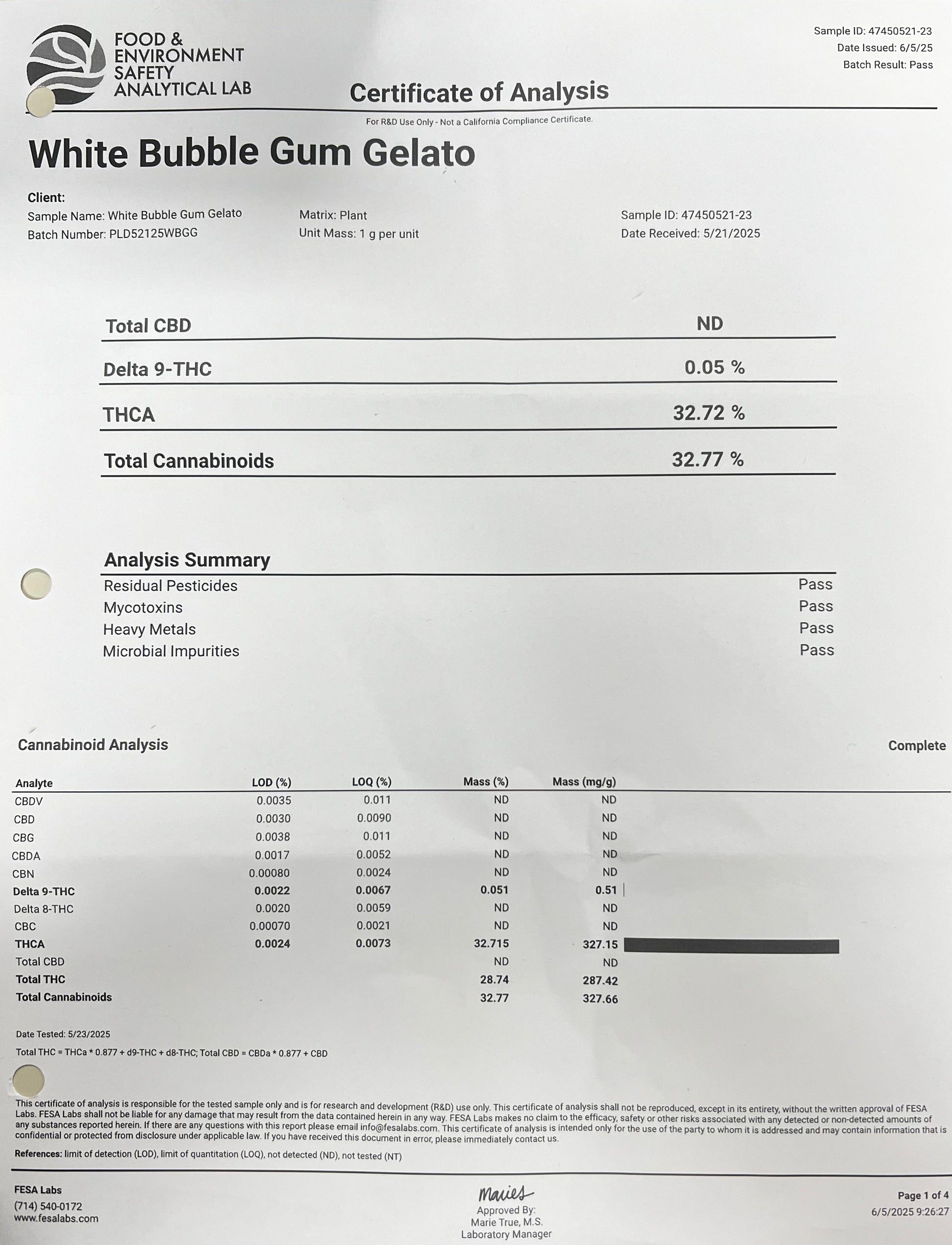 White Bubble Gum Gelato - Platinum Indica Dom Flower - Elevate Montgomery - Sky High Montgomery cincinnati