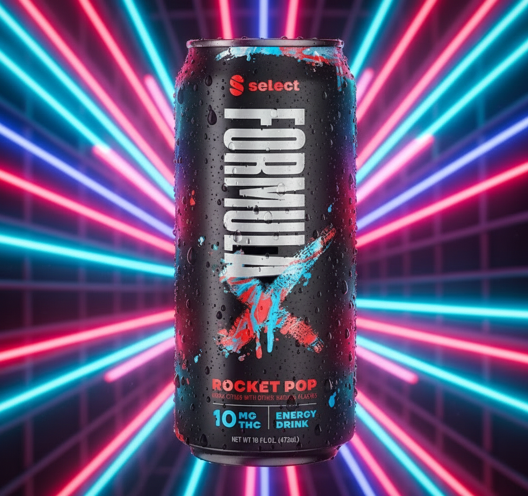 Select Formula X THC Energy Drinks