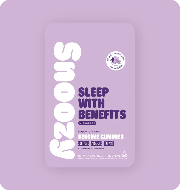 Snoozy D9 THC + CBD Gummies