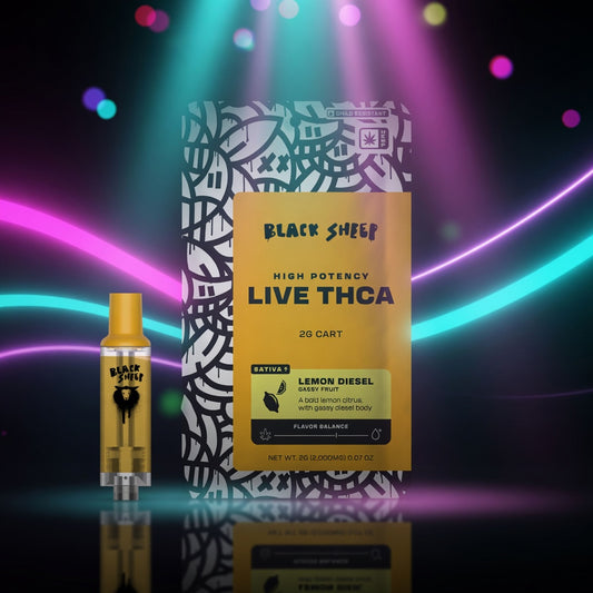 BKS Live THCA Cartridge - 2g - Lemon Diesel (Sativa)