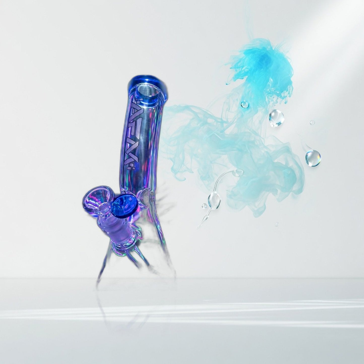 8.5" AFM Bent Neck Glass Beaker — Elevate fountain